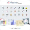 医療の現場をテーマにしたユニークなアイコン60個セット「Medical Icons Set」