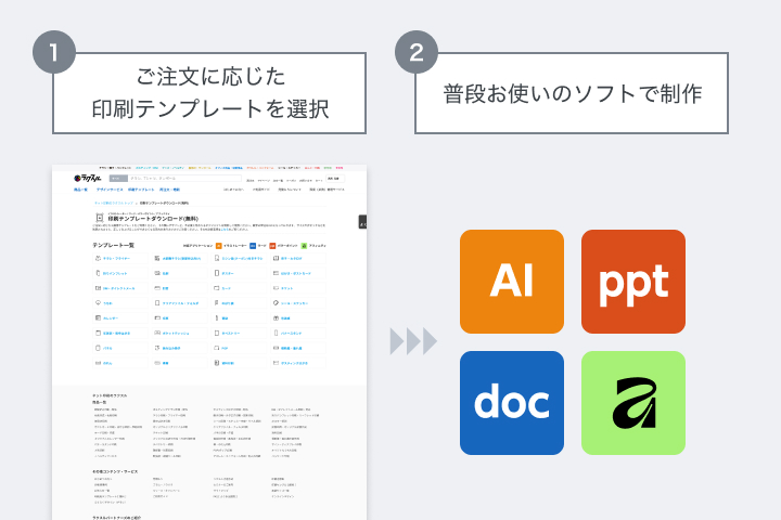 印刷テンプレート