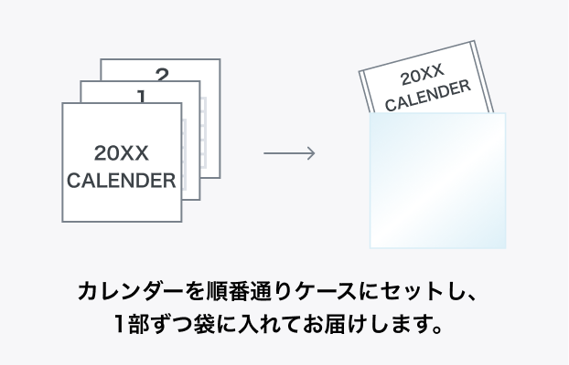 卓上カレンダープラケース エコCD 3