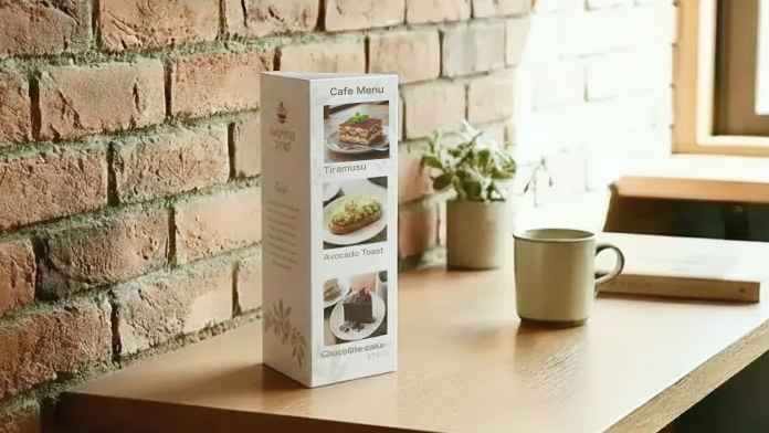 飲食店内の客席テーブル