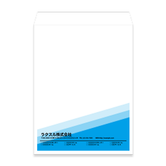 部分印刷 角0封筒