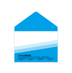 全面印刷 洋2封筒（ダイヤ貼り）