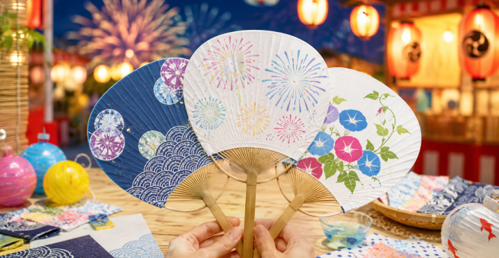 祭りうちわの作り方