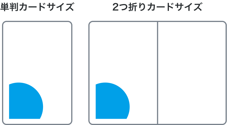 挨拶状の印刷可能範囲