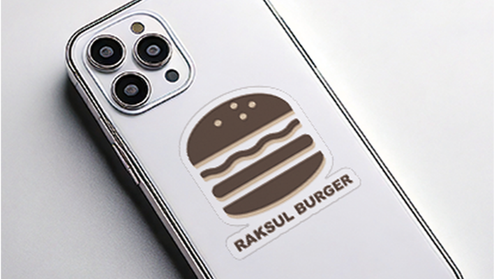 PC・スマートフォン・プラスチック製品<br>に貼るノベルティステッカーとして