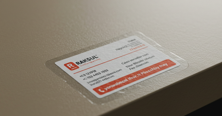 名刺に貼るシール