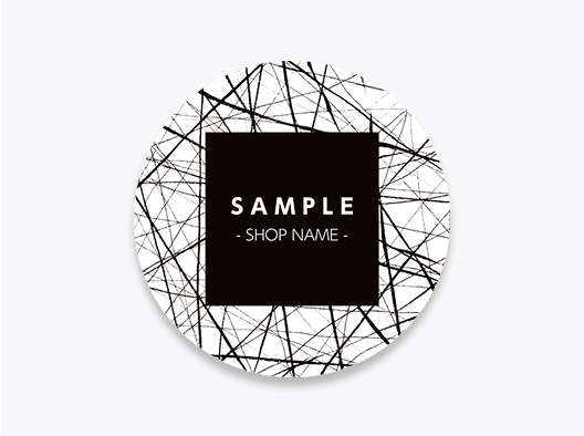 おしゃれなロゴステッカー