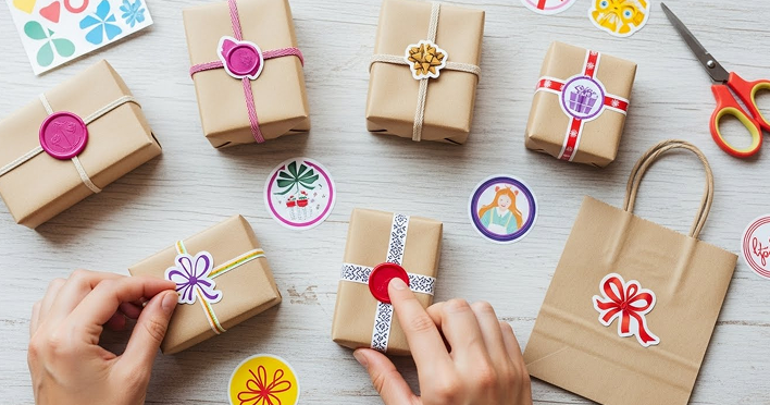 シールだけでできる、失敗しないラッピングのコツとは?不器用でも整う簡単アイデア