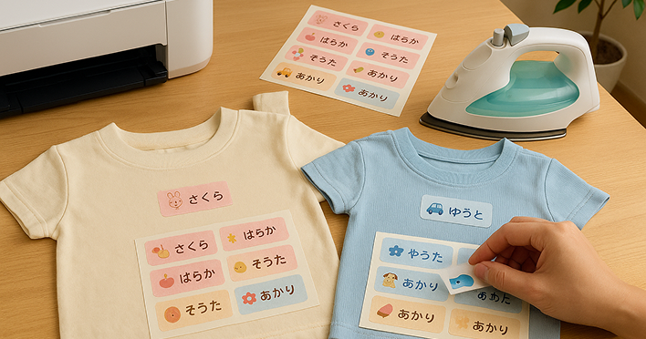 プリンタで作れる“アイロンお名前シール”の選び方とおすすめ商品