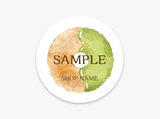 パッケージに貼るシール