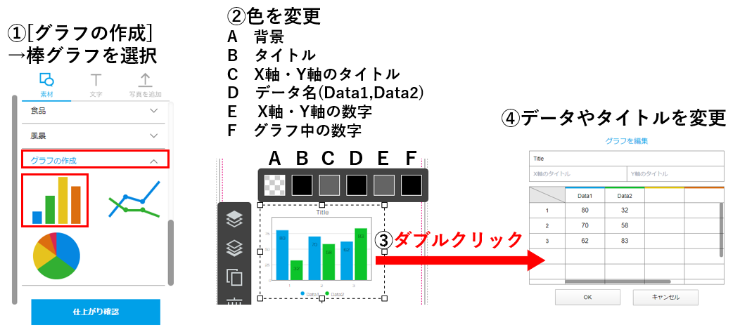 利用できる素材 機能について オンラインデザイン ご利用ガイド 印刷のラクスル