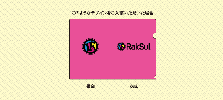 クリアファイルの印刷用データ作成方法 ご利用ガイド 印刷のラクスル