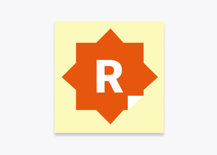 四角カット納品のシール